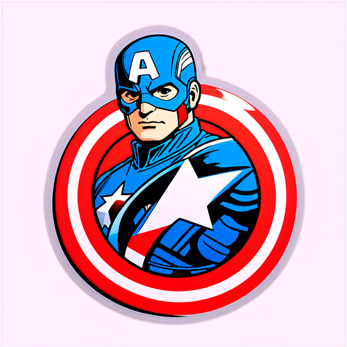 Captain America Brave New World Sticker