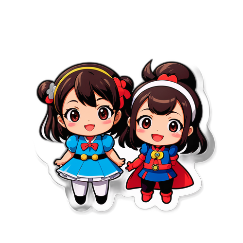 ケイコ・トダとコイチ・ヤマデラのコスプレイラスト