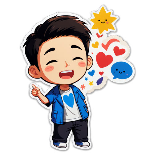 리도현의 특별한 순간을 담은 감정 스티커