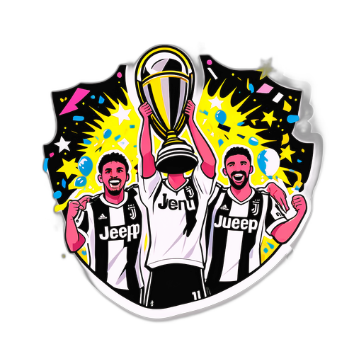 Гравці Ювентуса з трофеєм