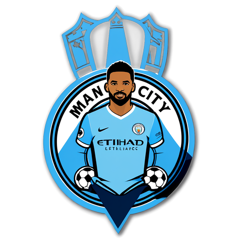 Man City Klistremerkedesign