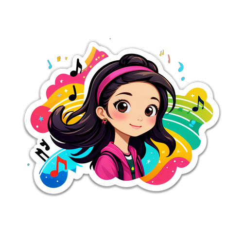 Weng Xiaoling 音樂夢幻貼紙