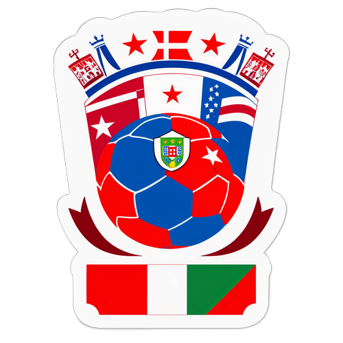 Návrh samolepky fotbalového zápasu Česká republika U21 – Portugalsko U21