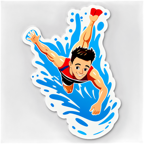 Tom Daley Memukau! Sticker Terjun yang Menghidupkan Semangat Olimpik!