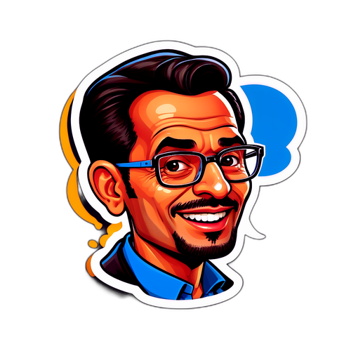 Sticker de Paul El Kharrat en caricature