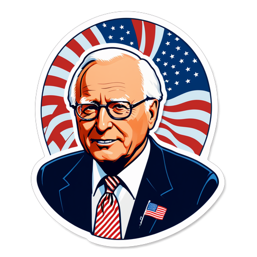 Nostalgi i Nye Dimensioner: Se den Kærlige Portræt af Dick Cheney med Det Amerikanske Flag!