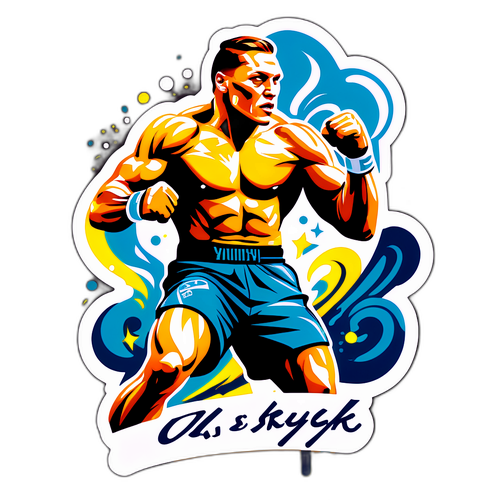 Composition artistique d'Usyk