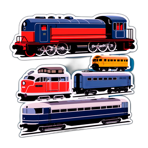 鉄道博物館の歴史を反映したイラスト