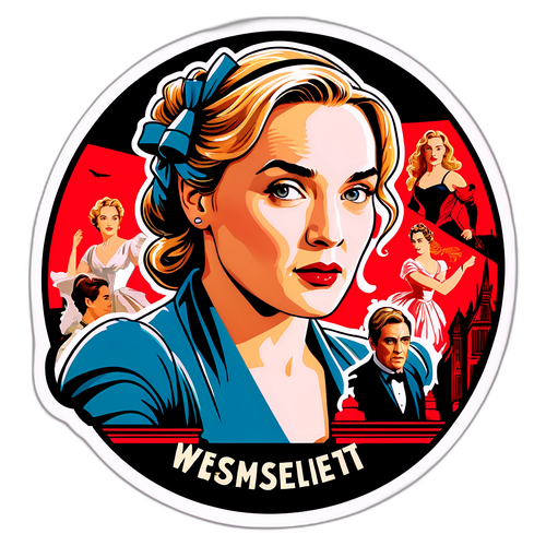 En tidlös sticker av Kate Winslet