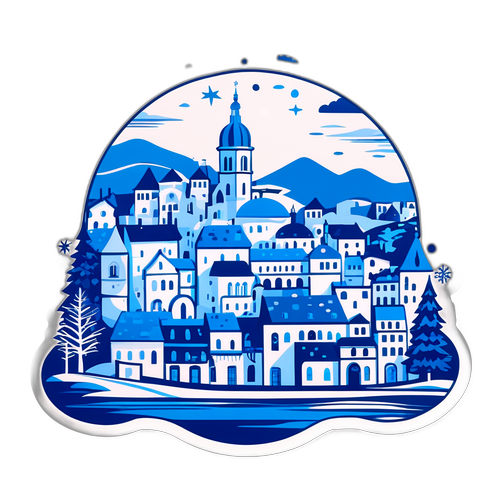 Havas régi város látképe