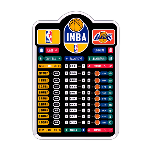 एनबीए स्टैंडिंग्स स्टिकर
