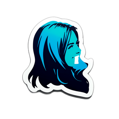 Jennifer Aniston stílusos sziluettje