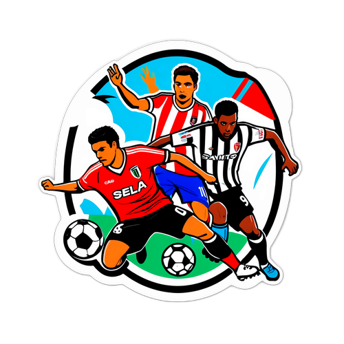 Representasi Seni Pertandingan Sejarah Antara Santos dan São Paulo