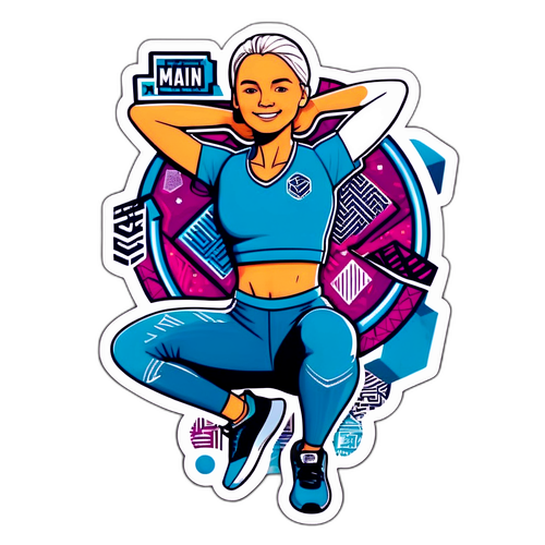 Motiverende Sportsticker av Karianne Vilde