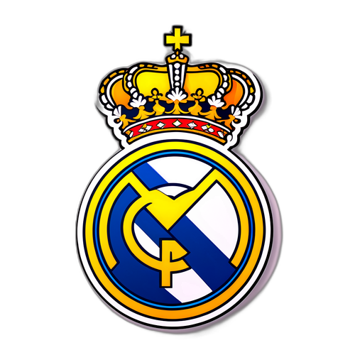 Logo créatif du Real Madrid