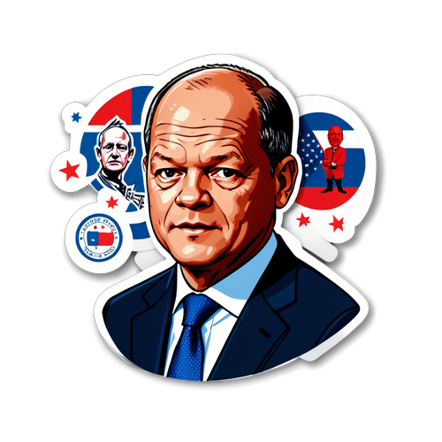 Olaf Scholz in der politischen Arena