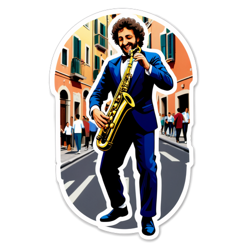 Francesco Chiesa Soprani in una strada italiana