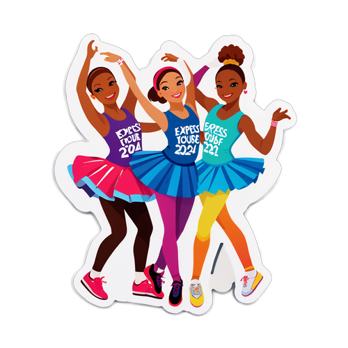 Éveillez l'Artiste en Vous : Le Sticker de Danse Unique pour les JO 2024!