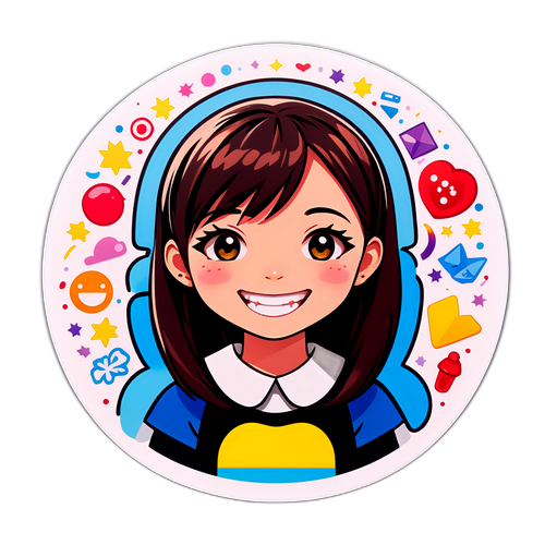 彩色シールデザイン