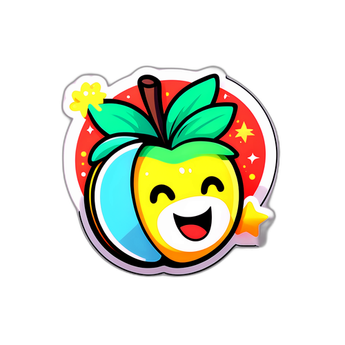 귀여운 과일 스티커