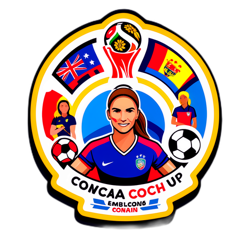 女教练世界杯贴纸