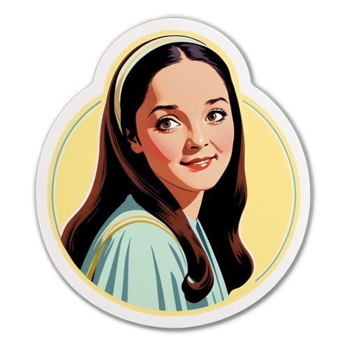 Stiker Nostalgia Olivia Hussey