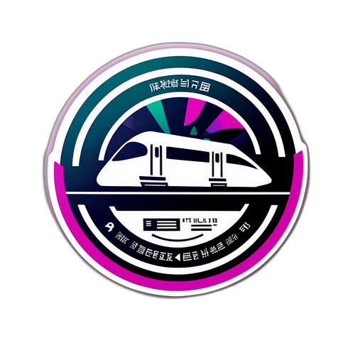 現代高鐵票務系統貼紙