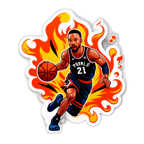 Autocollant dynamique de Norman Powell