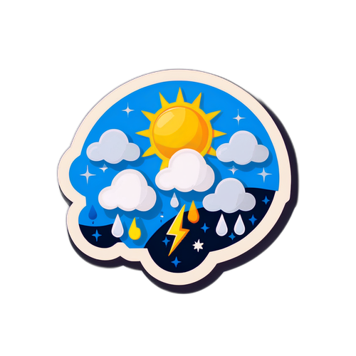Wetter Sticker