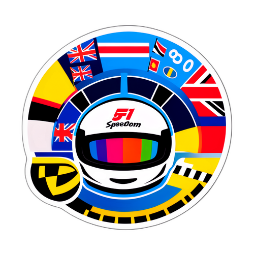 Sticker inspirujący się F1