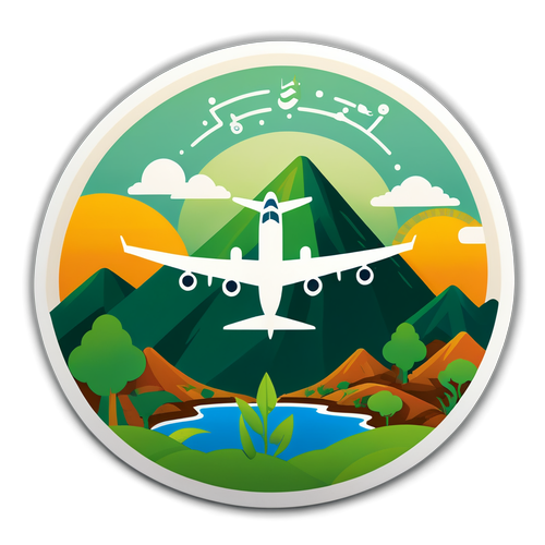 Autocollant Écologique Air Algérie