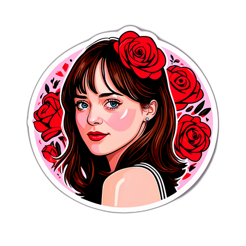 Fira Dakota Johnsons Framgångar med Röda Rosor