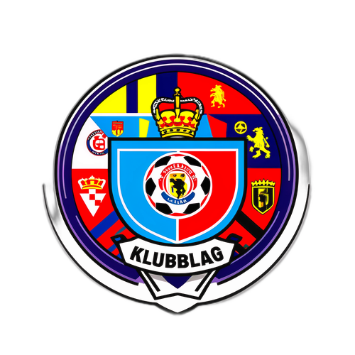 Klubblags VM Klistermärke Design