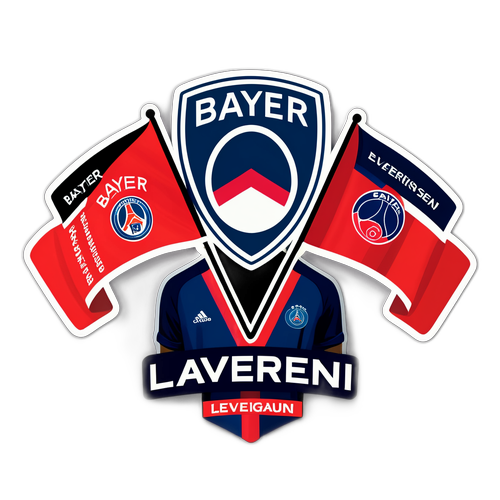 拜耳勒沃庫森對巴黎聖日耳曼貼紙