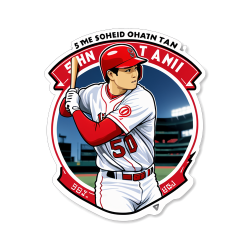 大谷翔平50轟紀錄！這張貼紙將突破你的想像極限！