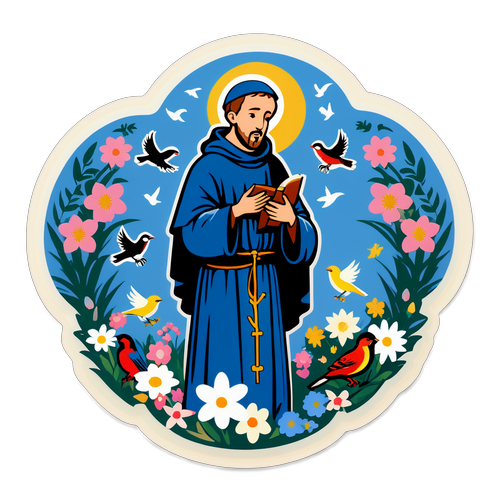 Descubra a Oração de São Francisco: Um Encontro Espiritual Com Pássaros e Flores!