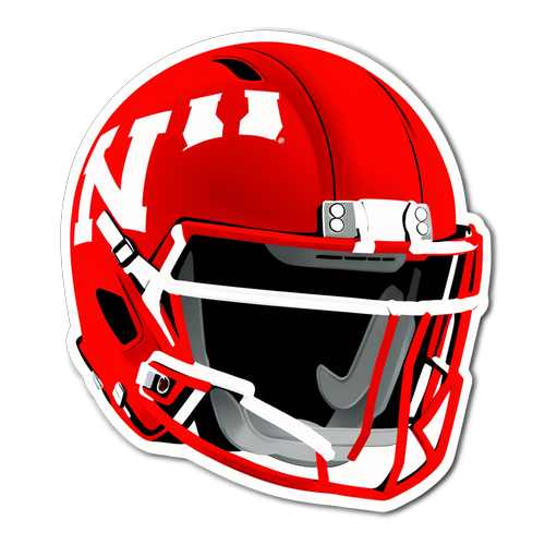 Unleash Your Team Spirit: Go Big Red with Nebraska Football's Iconic Helmet!