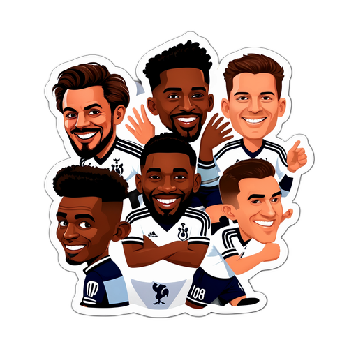 Thiết kế vui nhộn Tottenham đối đầu Fulham