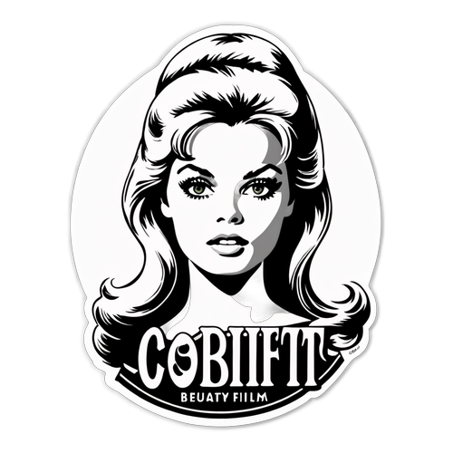 Vintage Brigitte Bardot Sticker