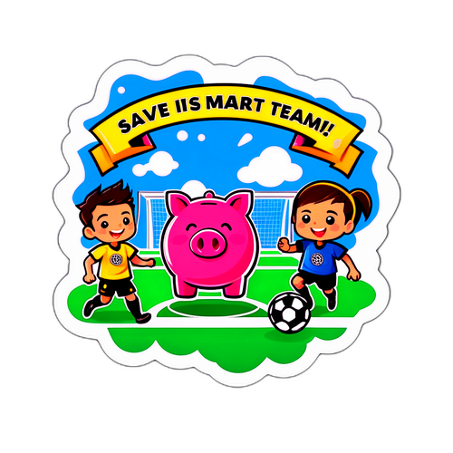 Sticker Inspirasi Robert Kiyosaki dan Bola Sepak