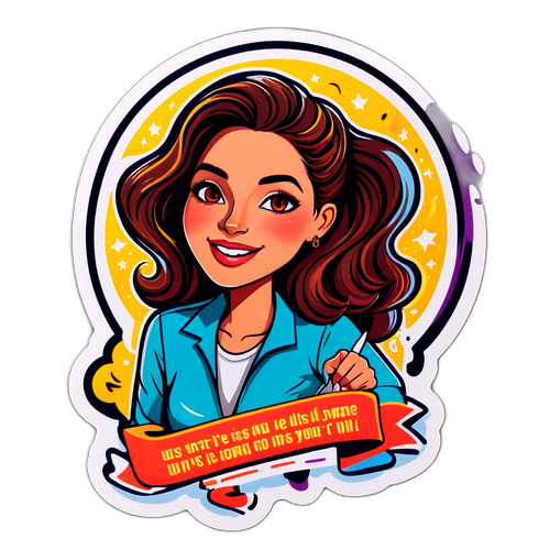 מדבקת מוטיבציה של מרב מיכאלי