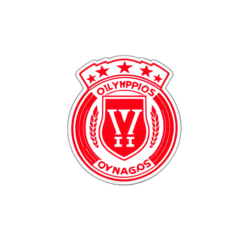 Логотип Олимпиакоса в динамичном стиле