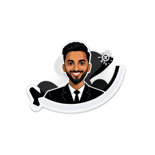 Stylish Sticker Featuring Kash Patel - "Confirmation Time"