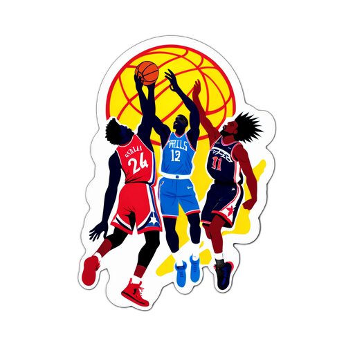 Scène de basketball dramatique