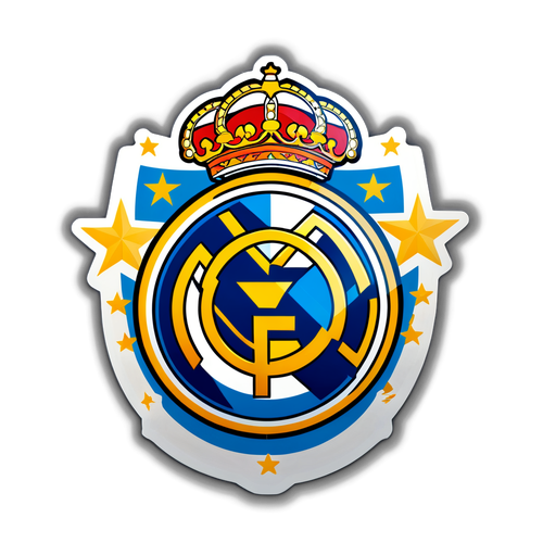 Creste Iconica del Real Madrid con Stelle