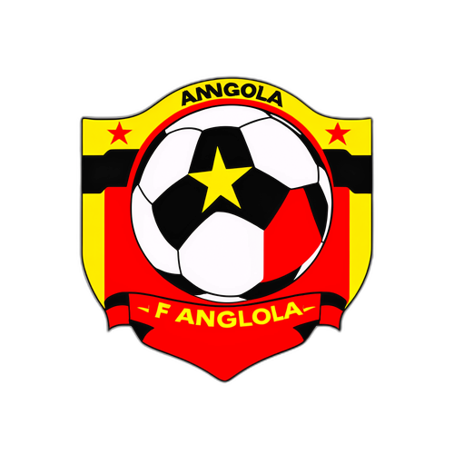 Bendera ya Angola na Mpira wa Miguu