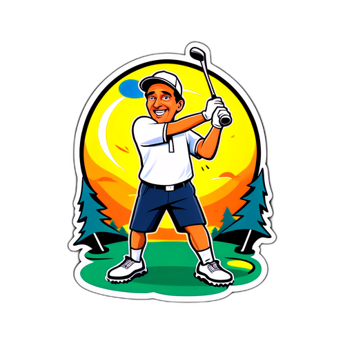 Diseño divertido para el lanzamiento de 'Happy Gilmore 2'
