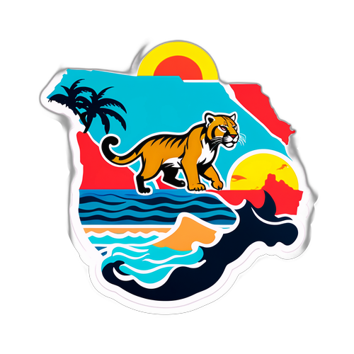 Florida Kyst Tapestry