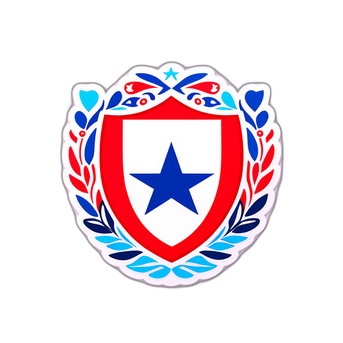 Sticker de Celebración de Chile en el Sub 20