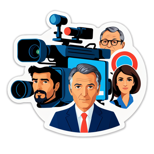 Sticker Jacques Legros et éléments de journalisme
